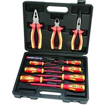 Hilka 34688011 VDE Screwdriver and Plier Set - Red/Yellow