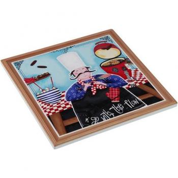 Salvamantel Versa Cocinero Corcho Cerámica 20 x 20 cm