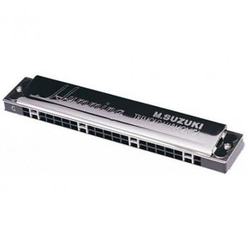Suzuki SU-21H-G Humming Tremolo Harmonica in G Major