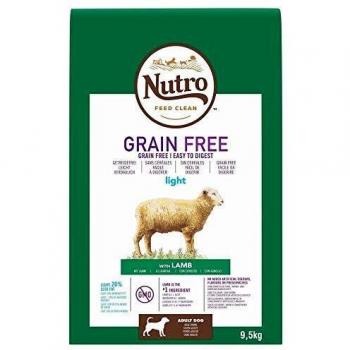 Nutro Grain Free adult light cordero 9,5 kg