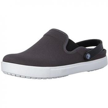crocs Citi Lane Canvas Clog - Zuecos Unisex para adulto, color Gris