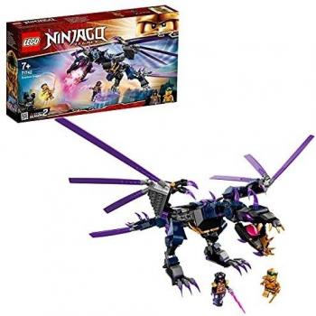 LEGO 71742 Dragón de Overlord - Set de Construcción con Mini Figura Dorada de LLoyd Ninja