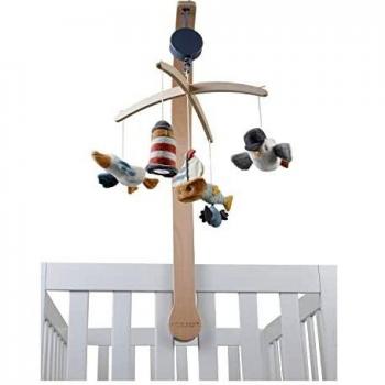 TIAMO Little Dutch 8600 - Móvil musical (tela, 37 x 52 x 75 cm), diseño de marinero, multicolor