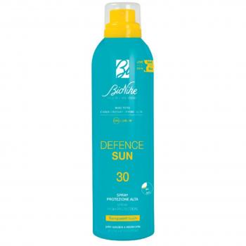 Bionike Defence Sun Spray Transparent Touch SPF 30 - High Protection, Waterproof, Invisible, 200 ml