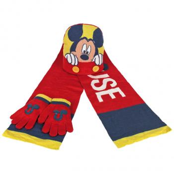 Set bufanda gorro guantes Mickey Disney 50-52