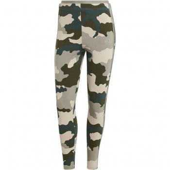 Mallas Adidas Essentials 3 Bandas Camo Print 7/8 Length Mujer Gris