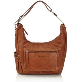Bruno Banani Handtasche - Bolso con asas de cuero para mujer, color beige, talla 35x31x13 cm