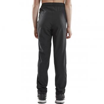 Pantalones Unisex Rush Wind Craft para Niños - Talla 134/140 - Color Negro