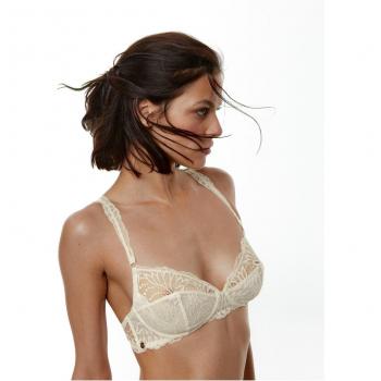 Bralette Falso aro Eleanor - Gardenia - L, Sujetador bralette balconette de encaje sin foam