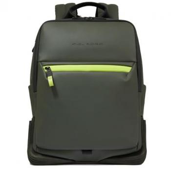 Piquadro Green RFID Business Laptop Backpack for Men - One Size