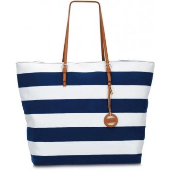 'Fabrizio cesta funda/Shopper Rayas Color Azul Marino/Blanco 50222 - 0520