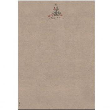 Papel Navideño con Motivo de Manzanas A4 100 g/m² Pack de 100 hojas