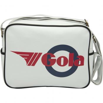 Gola Redford Mod Messenger Shoulder Bag - White/Black One Size
