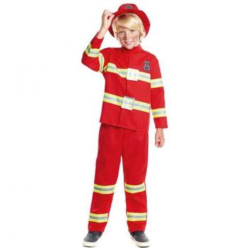 Disfraz de Bombero para Niño - Incluye Sombrero