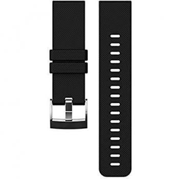 Suunto Traverse Black Silicone Strap Correa, Unisex, Negro, Talla Única