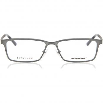 Burberry BE1292TD Asian Fit 1008 Men's Eyeglasses Silver Size 56 (Frame Only) - Blue Light Block Available