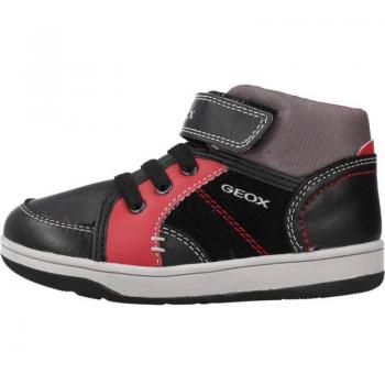 Botas Niño Geox B New Flick Boy, color negro, impermeables, con suela antideslizante, cierre de velcro y diseño moderno
