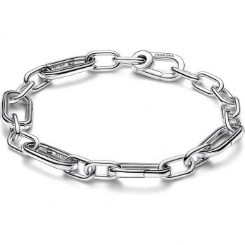 Pulsera de Cadena de Eslabones Link Pandora ME de Plata de Ley con 5 Eslabones Abatibles - 23 cm
