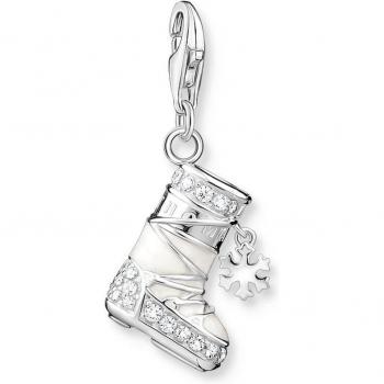 Thomas Sabo Sterling Silver Snowshoe Charm with Zirconia 1904-041-14