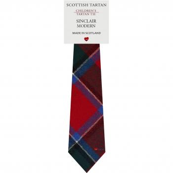 Boys All Wool Tie Woven Scotland - Sinclair Modern Tartan