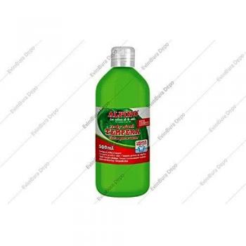 TEMPERA LIQUIDA ALPINO 500ML VERDE CLARO