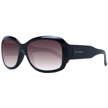 Ted Baker TB1183 Women's Black Rectangle Sunglasses with Brown Gradient Lenses