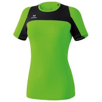 erima Mujer Race Line – Camiseta de Running, Mujer, Color Green Gecko/Schwarz, tamaño 34