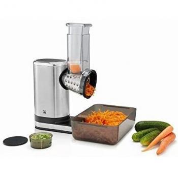 WMF KÜCHENminis Picadora Eléctrica para Ensaladas 150W Cromargan con Accesorios y 2 Velocidades