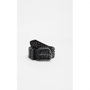 Irregular Rhinestone Black Belt 30/80