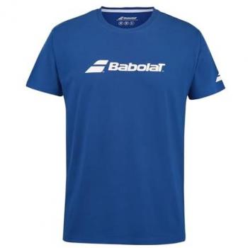 Camiseta Babolat Exercise de Manga Corta para Hombre - Sodalita Azul, Alta Calidad y Comodidad, Talla M