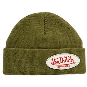 Von Dutch Conny Khaki Beanie Hat