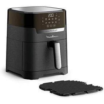 Moulinex Easy Fry & Grill EZ5058 - Freidora de aire caliente, 1400 W, capacidad de hasta 6 personas