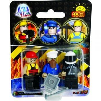 Set de Construcción de Figuras Acción Ciudad 3 Piezas