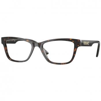 Versace VE3316 108 Women’s Eyeglasses Tortoiseshell Size 53 - Blue Light Block Available