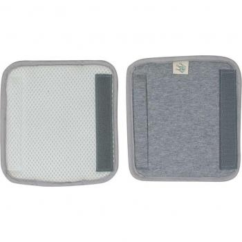 Cubre Arneses de Algodón Orgánico para Silla de Paseo y Coche Jyoko - Protector para arneses, talla M, fabricado en algodón orgánico, diseño ergonómico, suave al tacto, lav