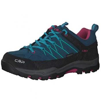 Zapatillas de Senderismo CMP Rigel Low WP para Niños, Color Azul, Talla 35