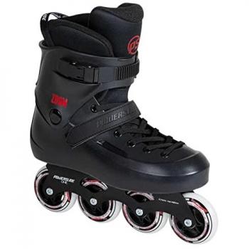 Powerslide Patines En Línea Zoom 80, color negro, talla 41-42, modelo 2021