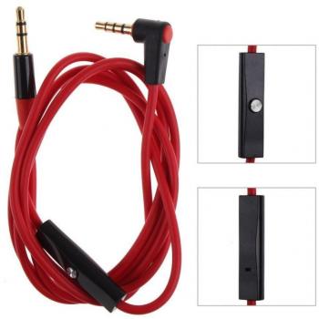 Cable Auxiliar de Audio 3,5mm con Micrófono para Auriculares Linq KK-885