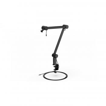 Soporte de micrófono Endorfy Studio Boom Arm con cable USB, compatible con mesas hasta 46mm de grosor, color negro