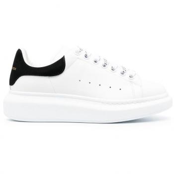 Alexander McQueen Women's Larry Leather Sneakers in White - Size 37 - Color 9061