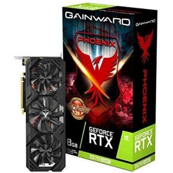 Tarjeta gráfica Gainward GeForce RTX 2070 SUPER 8 GB GDDR6, 256 bit, resolución 7680 x 4320 Pixeles, PCI Express x16 3.0