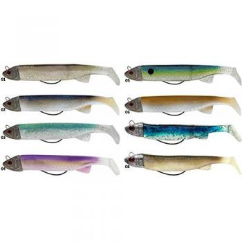 Sakura - Combo Tex'Shad 100-100mm - 4 '' + Tex'Shad Jighead - 20G - 01 - SAPLD5018100-01