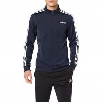 adidas E 3S TT TRIC Caqueta con Cremallera, Hombre, Azul