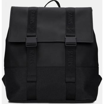 Rains Trail MSN Bag - Black, Unisex, One Size, Waterproof Backpack with Laptop Pocket fitting 16” device