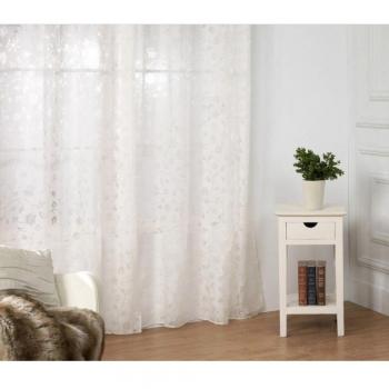 Rioma Anais - Visillo con ollados, 140 x 270 cm, color beige