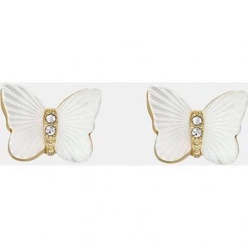 Pendientes Radiant Wings JF04422710 Mariposa de acero y nácar.