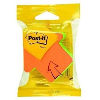Post-It 2007-A - Notas adhesivas en cubo, forma flecha, 70 x 70 mm