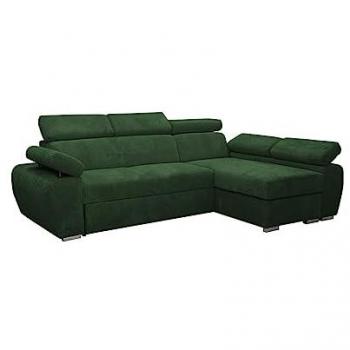 Sofá rinconero Columbus 192, función de descanso, caja de ropa de cama, 255 x 85 x 170 cm