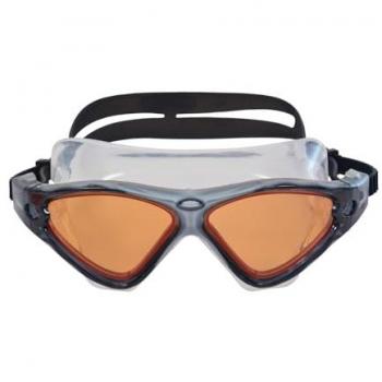 Zoggs Máscara de Natación Tri Vision, Gafas de natación con diseño negro, para hombre, talla única