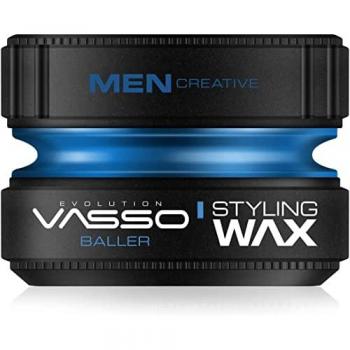 Cera Fijación Fuerte Baller Vasso - Cera de peinado, fijación fuerte, base acuosa, 150ml